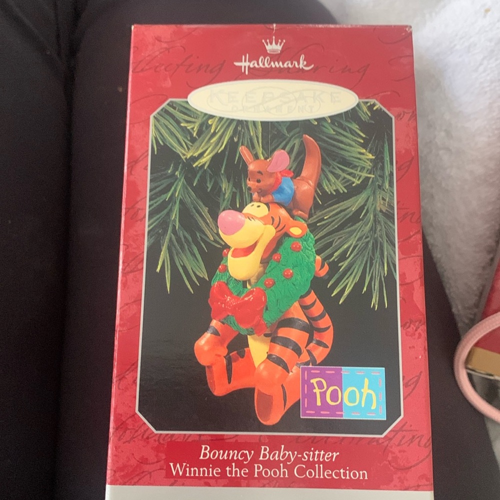 Hallmark Bouncy Baby-sitter Winnie the Pooh Hallmark Christmas Ornament